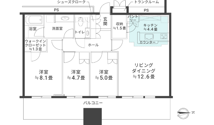 オープンキッチン