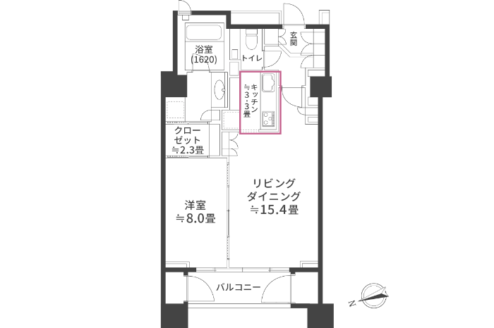 独立型キッチン